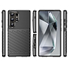 Thunder Case Samsung Galaxy S25 Ultra szilikon páncélozott tok - fekete