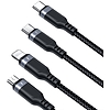 Többfunkciós USB-ről USB-C-re 2x Lightning Micro Joyroom kábel S-A18