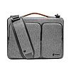 Tomtoc - Defender laptop táska (A42F2G3) - vállpánttal és kis kártyazsebbel, 16" - szürke (KF2313892)