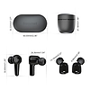 Tronsmart Apollo Air + TWS ANC Bluetooth 5.2 vezeték nélküli fülhallgató fülhallgató vízálló fekete (372359)