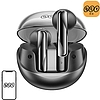 TWS QCY AilyBuds Clear T32 fejhallgató fekete (T32 black)