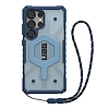 UAG Pathfinder átlátszó mágneses tok mágneses modullal és csuklópánttal Samsung Galaxy S25 Ultra 5G-hez, sötétkék