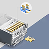 Ugreen 10x csatlakozóvég RJ45 8P8C (UTP Cat. 6 / Cat. 5 / Cat. 5e) ezüst (NW111)