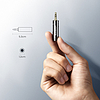Ugreen adapter 3,5 mm-es audioadapter (dugasz) 6,35 mm-es mini jack csatlakozóhoz (aljzat) szürke (AV168)