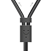 Ugreen AV102 10772 kábel 3,5 mm-es mini jack (apám) / 2RCA (apám) 1m - szürke