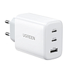 UGREEN CD275 Fali töltő, 2x USB-C, 1x USB, 65W, fehér (90496B)