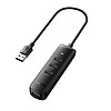 UGREEN CM416 4 az 1-ben USB adapter, 0.25m fekete (10915)