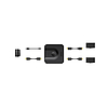 Ugreen CM430 jelelosztó 2x DisplayPort (bemenet) 1x DisplayPort (kimenet) 4K / 1080p kapcsoló fekete (60622)