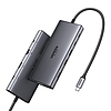 Ugreen CM639 USB-C Hub, HDMI, VGA, 2x USB-C 3.2 10Gbps, 2x USB, SD/TF, RJ45, AUX 3.5mm, PD, 4K 60 Hz (45520)