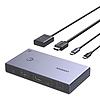 Ugreen CM731 2 az 1-ben USB-C + HDMI KVM kapcsoló (25960)