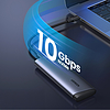 Ugreen CM767 M.2 NVMe PCIe SSD lemezház - ezüst