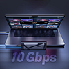 Ugreen CM767 M.2 NVMe/SATA SSD ház - ezüst