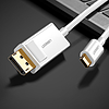 Ugreen egyirányú USB Type C 4K Display Port 1,5 m fekete (MM139) adapterkábel