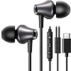 Ugreen EP105 vezetékes fülhallgató, USB-C, 1,2 m fekete (35754)