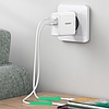 Ugreen Fast USB Type C / USB fali töltő 36 W Quick Charge 4.0 Power Delivery fehér (60468 CD170)