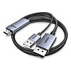 Ugreen HD169 HDMI - DisplayPort irányított kábel, 4K@60Hz, 2m - szürke