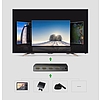 Ugreen kapcsoló elosztó elosztó kapcsoló HDMI - 3x HDMI 3D 4K 7,5 Gbps 36 bit csatornánként fekete (40234)