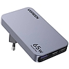 Ugreen Nexode Pro 65W lapos fali töltő, GaN, 2x USB-C + USB (25356)
