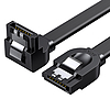 Ugreen szögletes SATA 3.0 kábel 0,5m fekete (US217)