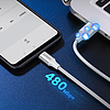 Ugreen US288 60130 USB-A / USB-C QC 3.0 3A kábel 0,5 m - fehér