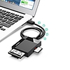 Ugreen USB 3.0 SD / micro SD / CF / MS memóriakártya-olvasó fekete (30231)