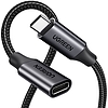 Ugreen USB 3.2 hosszabbítókábel US372 USB-C csatlakozódugótól USB-C aljzatig Gen 2 1 m fekete (45191)