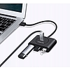 UGREEN USB 4 az 1-ben USB 3.0 hub 0,5 m, fekete (20290)