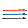 Uni SD-102 golyóstoll piros, műanyag, nyomógombos 0,3mm S-7L/kifutó termék