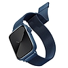Uniq Case Dante Szíj Apple Watchhoz 1/2/3/4/5/6/7/8/9/SE/SE2 42/44/45mm Rozsdamentes acél kék/kobaltkék