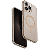 Uniq Clario Magclick töltőtok iPhone 16 Pro Maxhoz - átlátszó arany