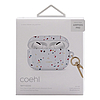 Uniq Coehl Terrazzo AirPods Pro tok, fehér/natúrfehér