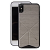 UNIQ etui Transforma Ligne iPhone X/Xs szary/hamuszürke
