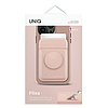 Uniq Flixa mágneses kártyatartó pénztárca állvánnyal, rózsaszín/pirosas rózsaszín, MagSafe