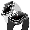 UNIQ Glase Apple Watch Series 7/8 41 mm-es. Dual Pack tiszta-füst/tiszta-füst