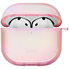 Uniq Iridescia AirPods 4 fültok - holografikus rózsaszín