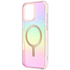 Uniq Iridescia Magclick töltőtok iPhone 16 Próhoz - rózsaszín