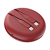 UNIQ kábel MFI Halo USB-C-Lightning 18W nylonowy zwijany 1,2m czerwony/carmine red