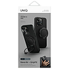 Uniq Keva Air iPhone 16 Pro 6.3" Magclick töltőtok, fekete/karbon fekete