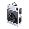 UNIQ Lino Apple Watch Series 4/5/6/SE 40 mm. czarny/hamufekete