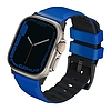 Uniq Linus szíjas tok Apple Watchhoz 1/2/3/4/5/6/7/8/9/SE/SE2/Ultra 42/44/45/49mm Airosoft szilikonkék/versenykék