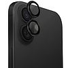 Uniq Optix alumínium kameralencse-védő iPhone 16 / 16 Plus-nak applikátorral - fekete