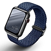UNIQ pasek Aspen Apple Watch 40/38/41mm Series 4/5/6/7/8/SE/SE2 Fonott niebieski/oxford kék