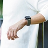 UNIQ pasek Aspen Apple Watch 40/38/41mm Series 4/5/6/7/8/SE/SE2 Fonott szary/gránitszürke