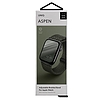UNIQ pasek Aspen Apple Watch 40/38/41mm Series 4/5/6/7/8/SE/SE2 Fonott zielony/cipruszöld