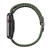 UNIQ pasek Aspen Apple Watch 40/38/41mm Series 4/5/6/7/8/SE/SE2 Fonott zielony/cipruszöld