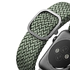 UNIQ pasek Aspen Apple Watch 40/38/41mm Series 4/5/6/7/8/SE/SE2 Fonott zielony/cipruszöld