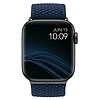 UNIQ pasek Aspen Apple Watch 44/42/45mm Series 4/5/6/7/8/SE/SE2 Fonott niebieski/oxford kék