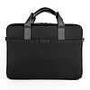 UNIQ táska Stockholm laptop hüvely 16" fekete/éjfekete