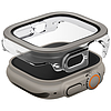 Uniq Voute edzett üveg tok Apple Watch Ultra 49 mm-hez - ezüst