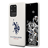 US Polo szilikon tok Samsung Galaxy S20 Ultra készülékhez, fehér